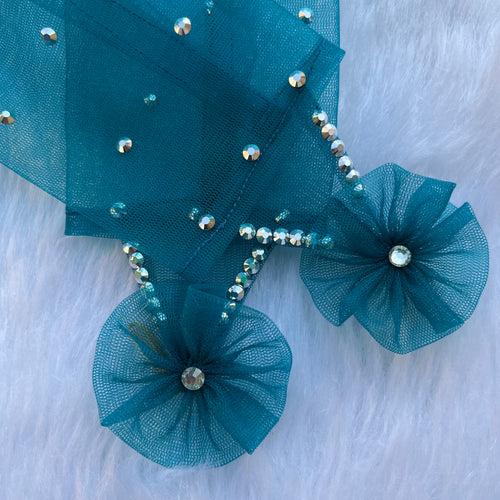 Teal Princess Gloves