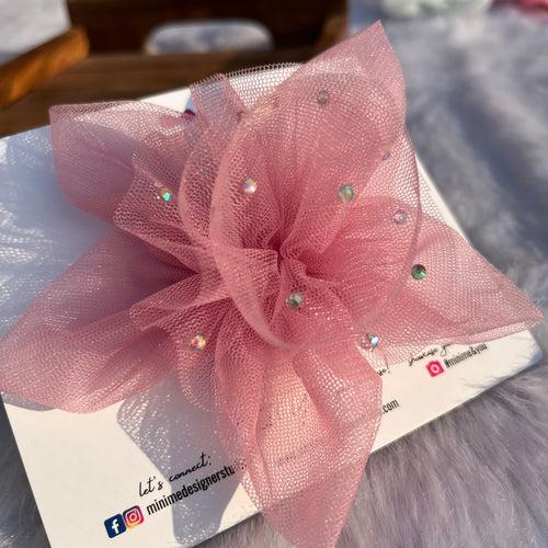 Onion Pink Twilight Petals Hair Clip