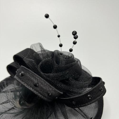 Black Pearl Fascinator