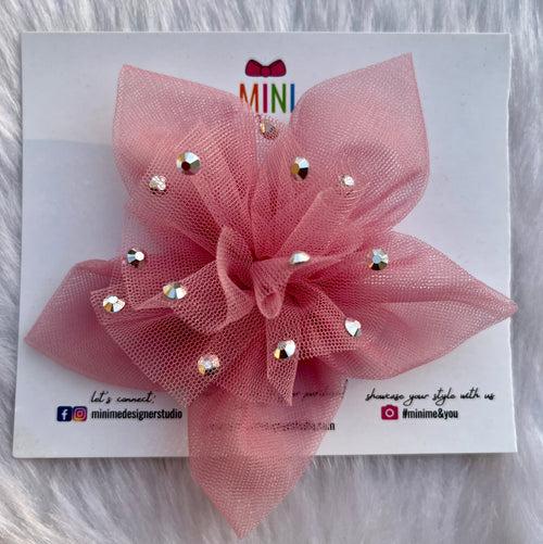 Pink Twilight Petals Hair Clip