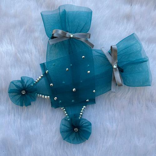 Teal Princess Gloves