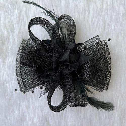 Dreamy Black Fascinator