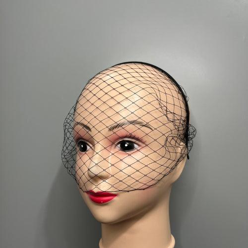 Black Birdcage Veil