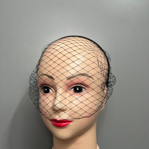 Black Birdcage Veil