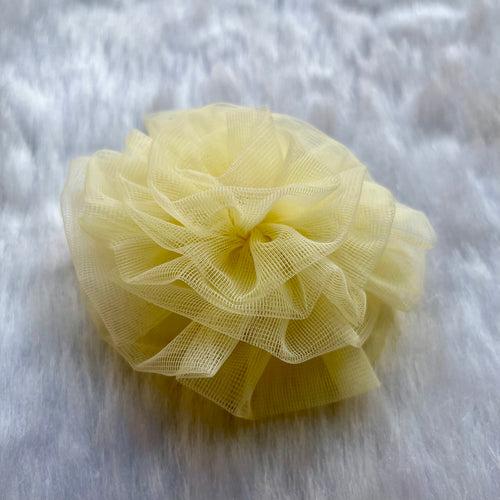 Pastel Yellow Flower Fascinator