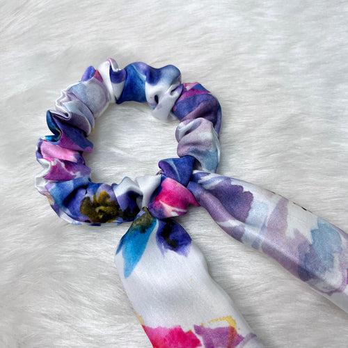 Blooming Inspiration Scrunchie with Tail