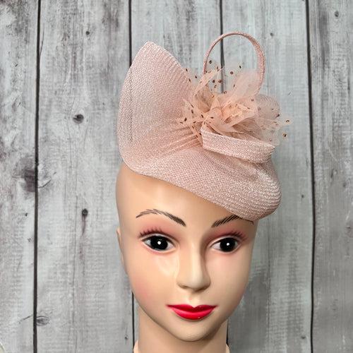 Love Dust Blush Pink Fascinator Hat