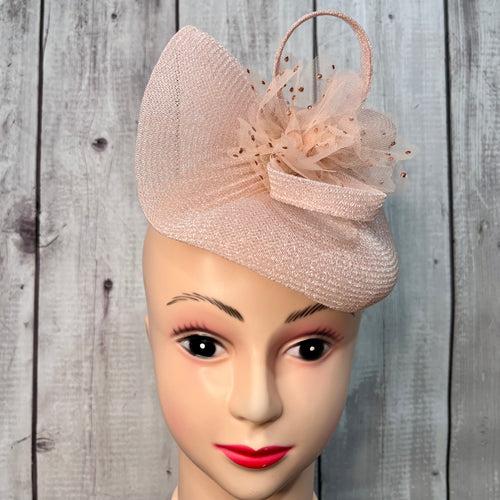 Love Dust Blush Pink Fascinator Hat