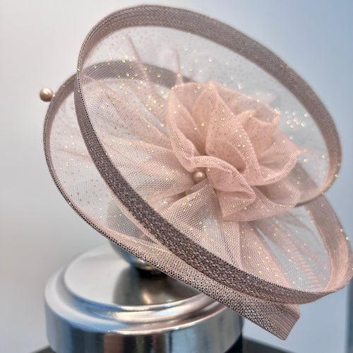 Rose Gold Fascinator Hat