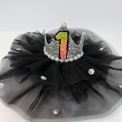 Personalised Birthday Black Crown