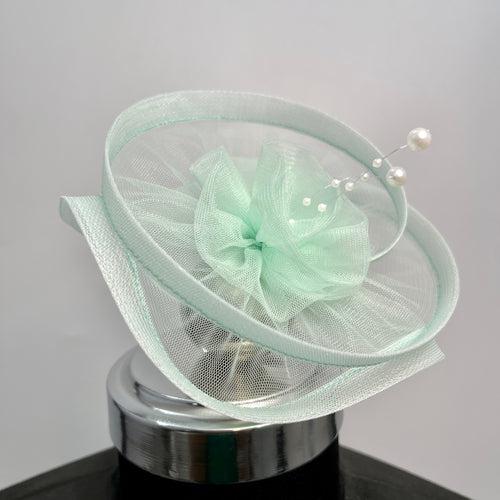 Pastel Green Fascinator Hat