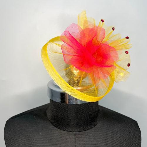 Marigold Dreams Fascinator Hat