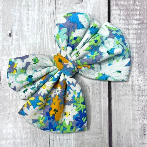 Floral Beauty Bow Hair Clip