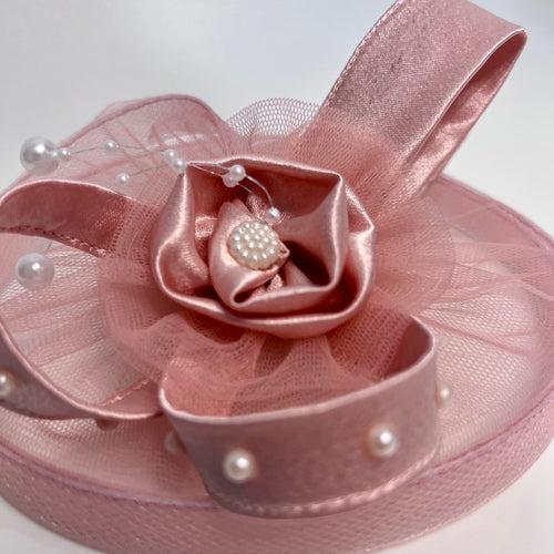 Blush Pink Fascinator Hat