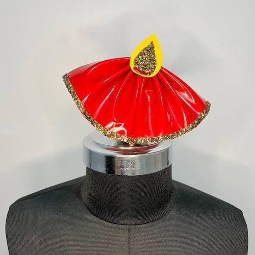 Diwali Red Diya Hair Clip