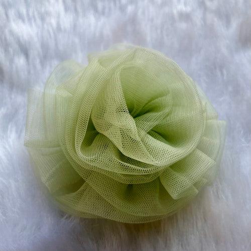 Pastel Green Flower Fascinator