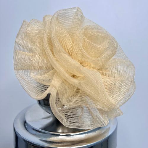 BEIGE BEAUTY Flower Fascinator