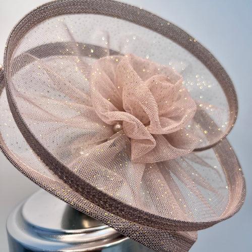 Rose Gold Fascinator Hat