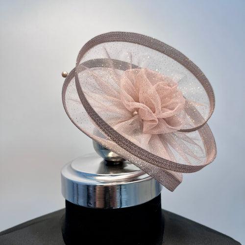 Rose Gold Fascinator Hat