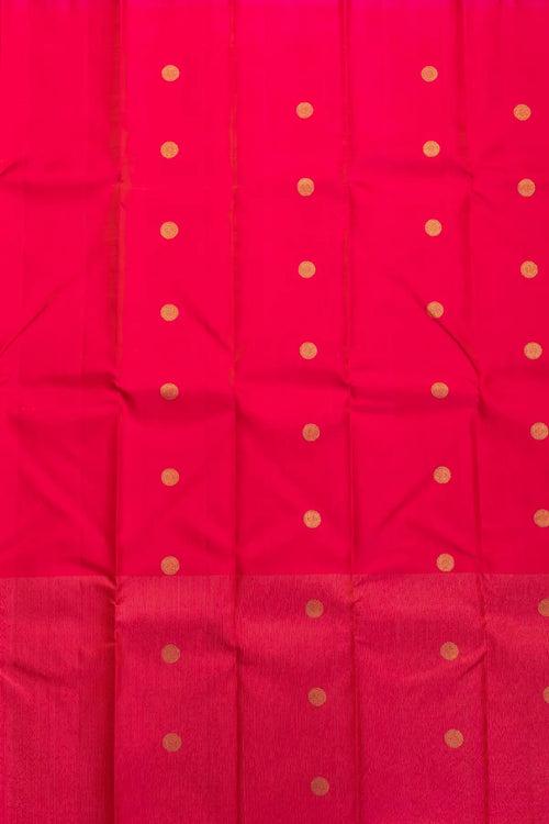 Rick Pink Pure Silk Kanjivaram Saree