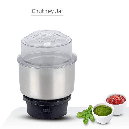 Mixer Grinder 550 Watts with Liquid, Dry and Chutney Jars MG123 (White)