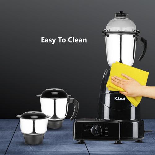 Mixer Grinder 750 Watt with Liquid, Dry and Chutney Jars MG1803 (Black)