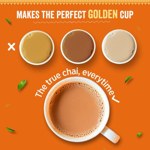 Chaayos Instant Tea Premix - Ginger Flavour - Low Sugar (36 Sachets) | Instant Tea | Tea Premix | Ginger Tea