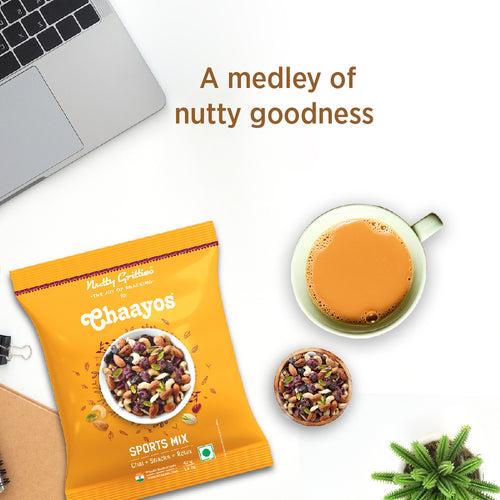 Chaayos Roasted Crispy Roasted Premium Nuts with combo of 3 Flavour