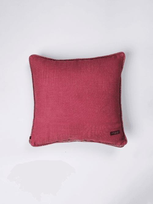 Riverine Bloom Cushion Cover (Merlot)