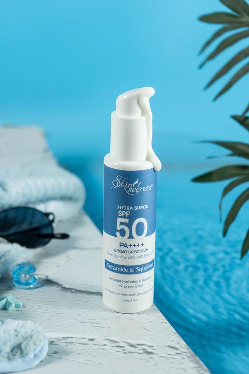 Hydra Surge SPF 50 PA++++ with Ceramides, Squalene & Watermelon Extract