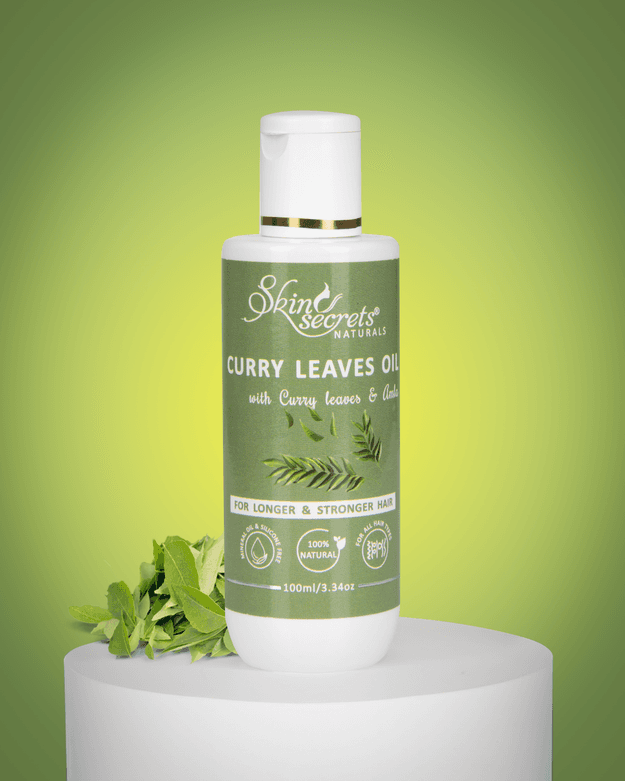 Curry Leaves Hair Oil| 100% natural, Mineral & Silicone Free