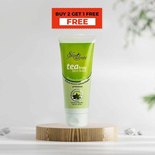 Tea Tree Face Wash with Tea Tree Oil for Pimple Free Skin