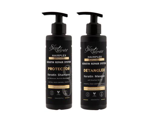 Ultra Nourishing Post Keratin Shampoo & Masque Combo| Paraben, Sulphate & Mineral Oil free| (250ml + 250ml)