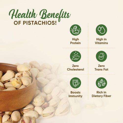 Premium Roasted & Salted Pistachios