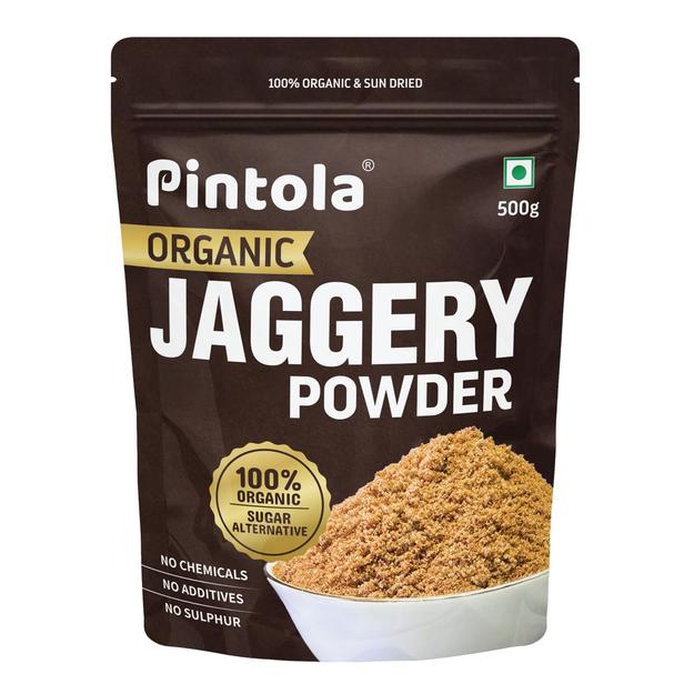 Pintola Organic Jaggery Powder, 100% Organic & Natural