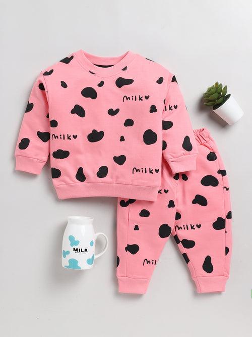 Milk Pink Full Sleeve Co-ord Set