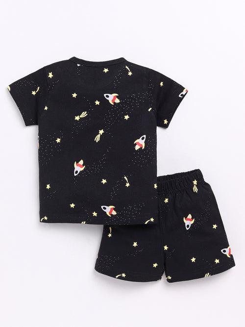 Black Rockets Print Co-ord Set