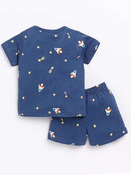 Blue Rockets Print Co-ord Set