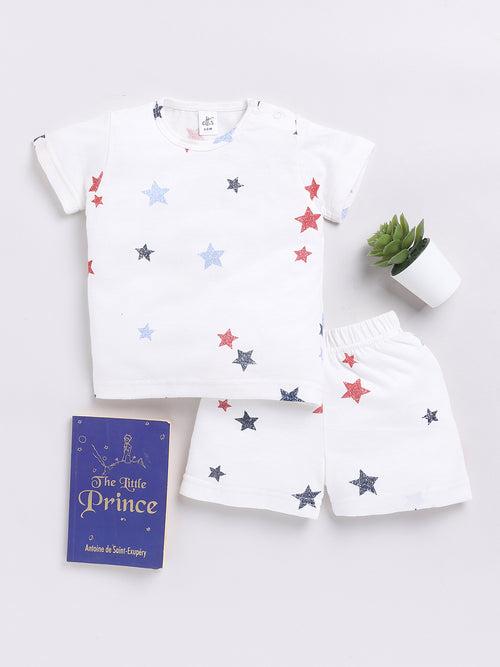 White Stars Print Co-ord Set