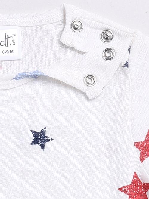 White Stars Print Co-ord Set