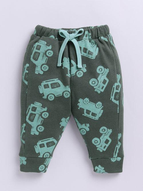 Grey 'Car' Printed Co-ord Set