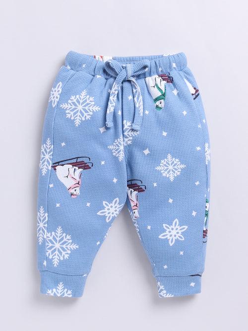 Blue Winter Theme Co-ord Set