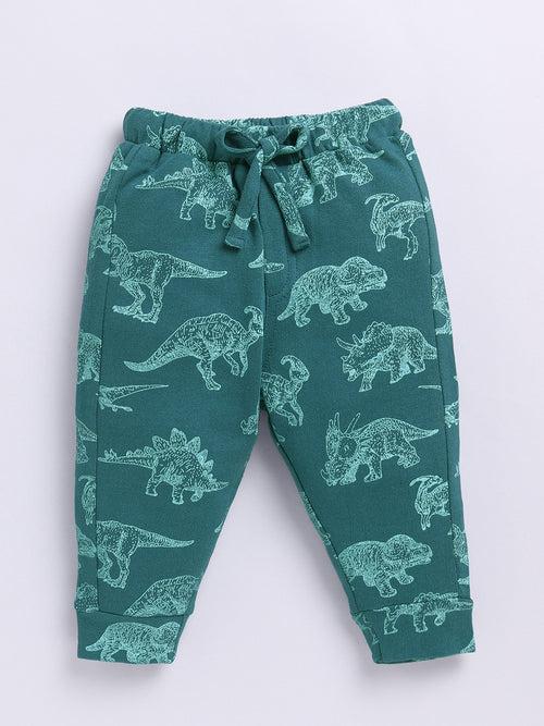 Teal Dino Printed Co-ord Set