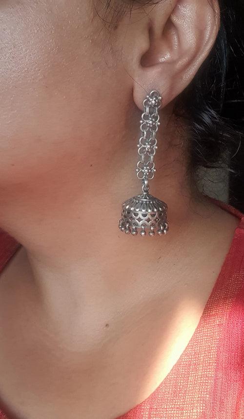 ZIHAA. The long jhumkas.