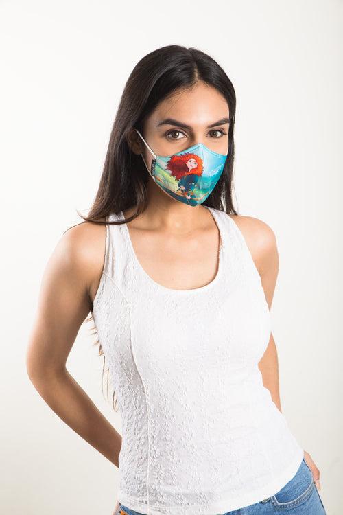 Airific Disney Washable and Reusable Mask | Anti Pollution Mask-Brave