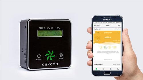 Airveda PM2.5, PM10, CO2, Temp, Humidity Monitor