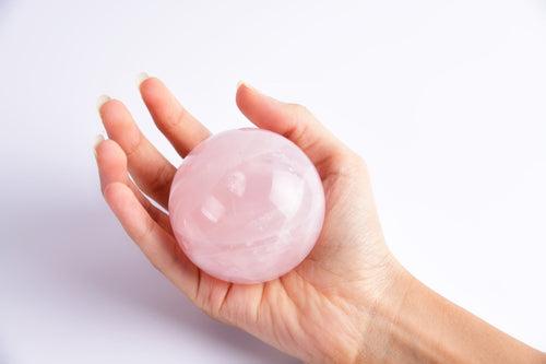 Rose Quartz Ball 217.3g