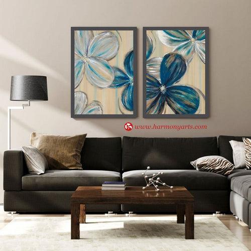 Rustic leafs Wall Set 27 | Painting for Living room and Bedroom