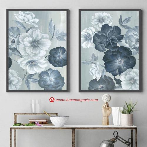 Delicate Blooms Wall Set 29 | Painting for Living room and Bedroom