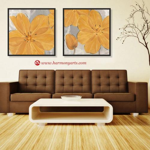 Amber Brights 1 Wall Set 48 | Painting for Living room and Bedroom